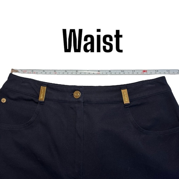 St John Sport Navy Pants women’s size 4 career office business casual vintage - Picture 8 of 13